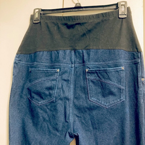 Blue Denim Slim Fit Jeggings  Maternity Time & Tru- NWOT! Large 12 - 14 - Picture 14 of 14